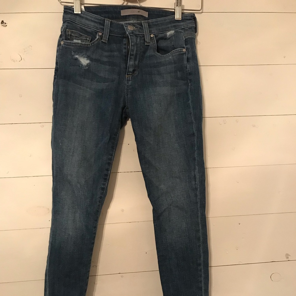 Joes  diagonal cut bottom Jeans
